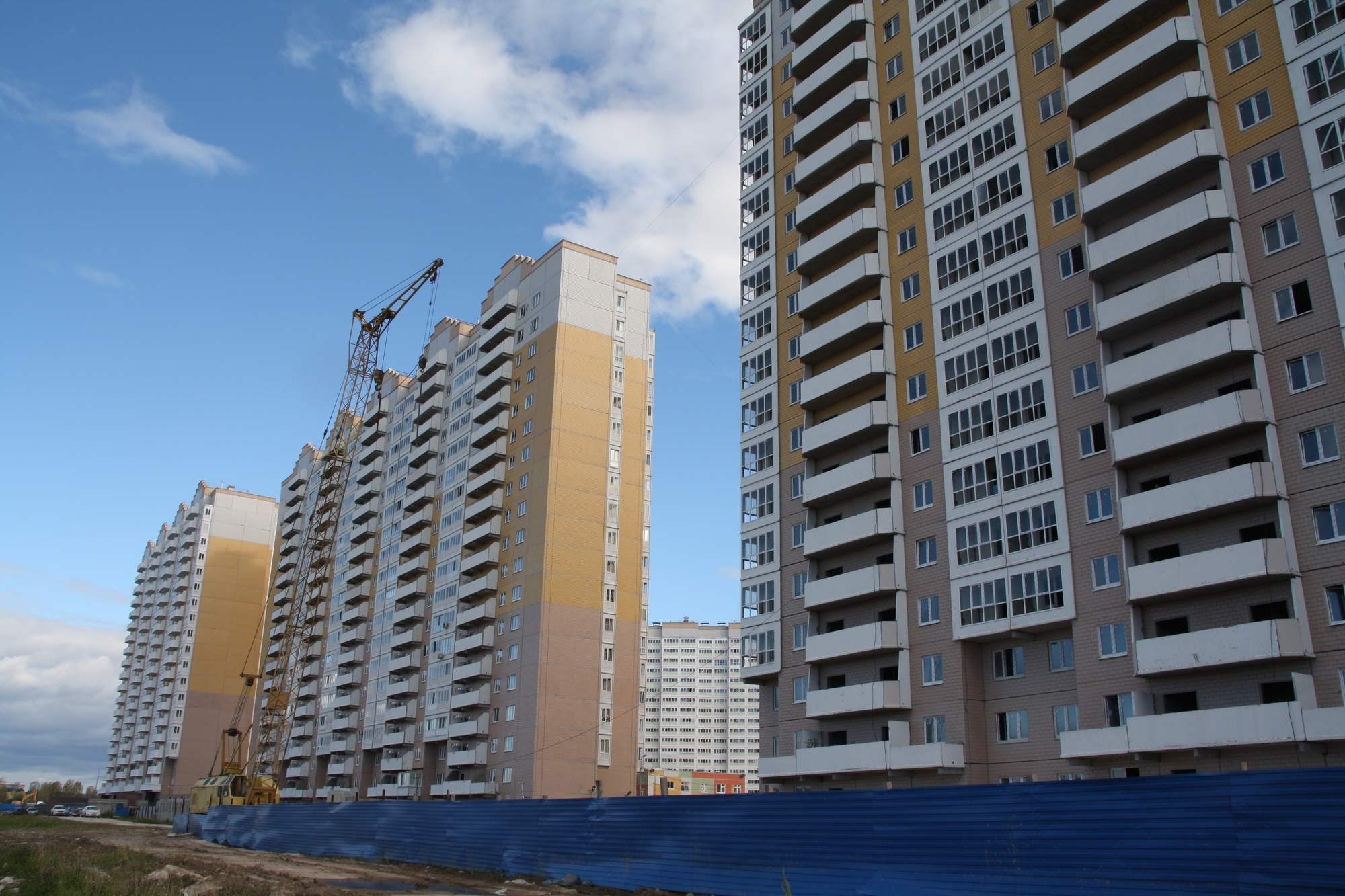 В первом квартале 2023 года в Петербурге сдано более 1 млн квадратных метров жилья
