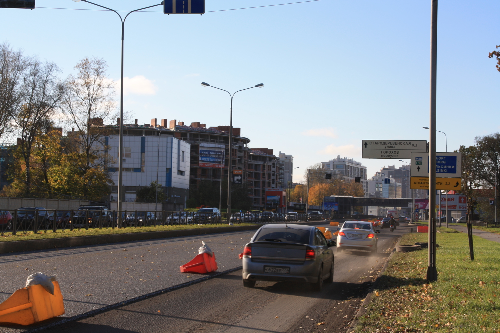 В Приморском и Московском районах запланировано строительство дорог 