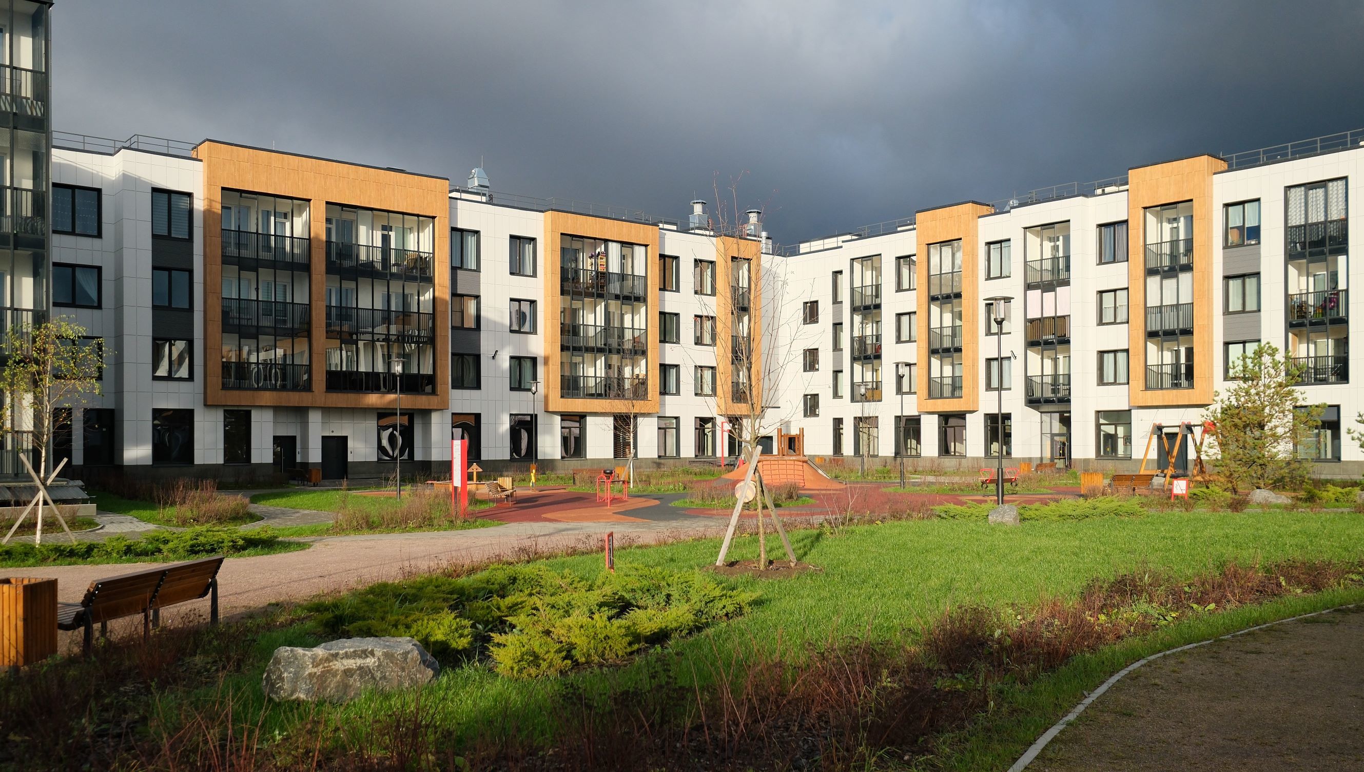 В Пушкинском районе досрочно сдан многоквартирный дом, построенный Setl Group